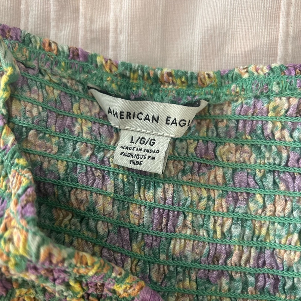 Floral American Eagle Top - Picture 2 of 3